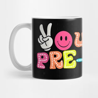 Peace Out Pre K Last Day Of School Preschool Teacher Kids Mug